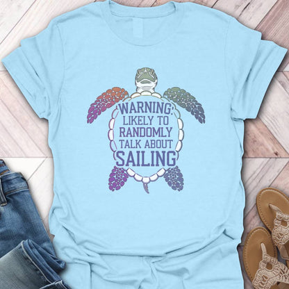 Random Sailing Turtle T-Shirt