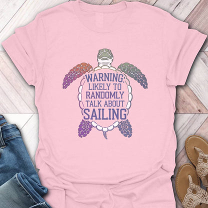 Random Sailing Turtle T-Shirt