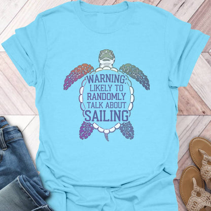 Random Sailing Turtle T-Shirt