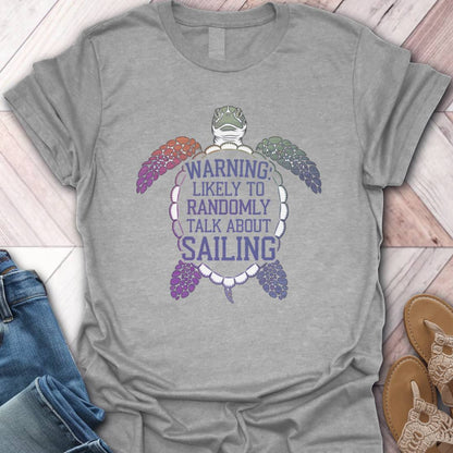 Random Sailing Turtle T-Shirt