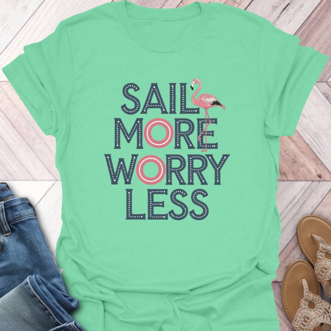 Sail More Flamingo T-Shirt