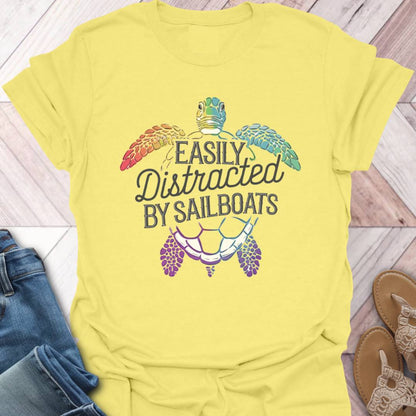 Sailing Distraction Turtle T-Shirt