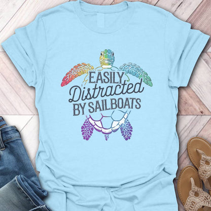 Sailing Distraction Turtle T-Shirt