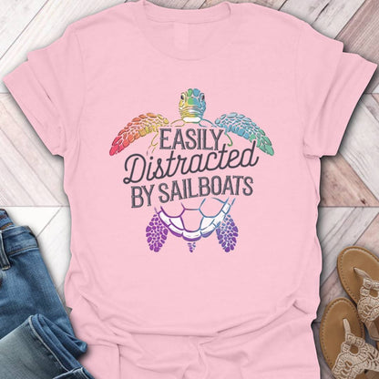 Sailing Distraction Turtle T-Shirt