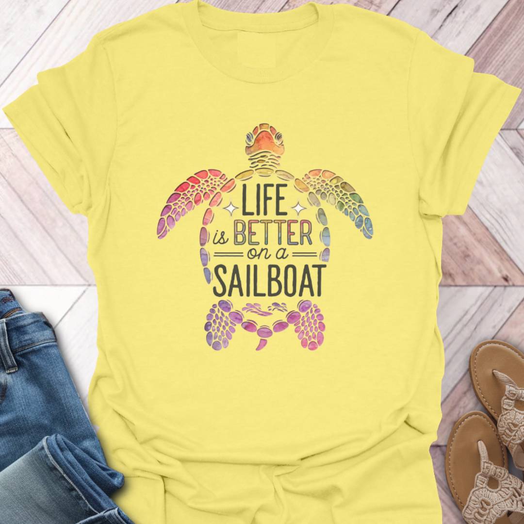 Sailing Life Turtle T-Shirt