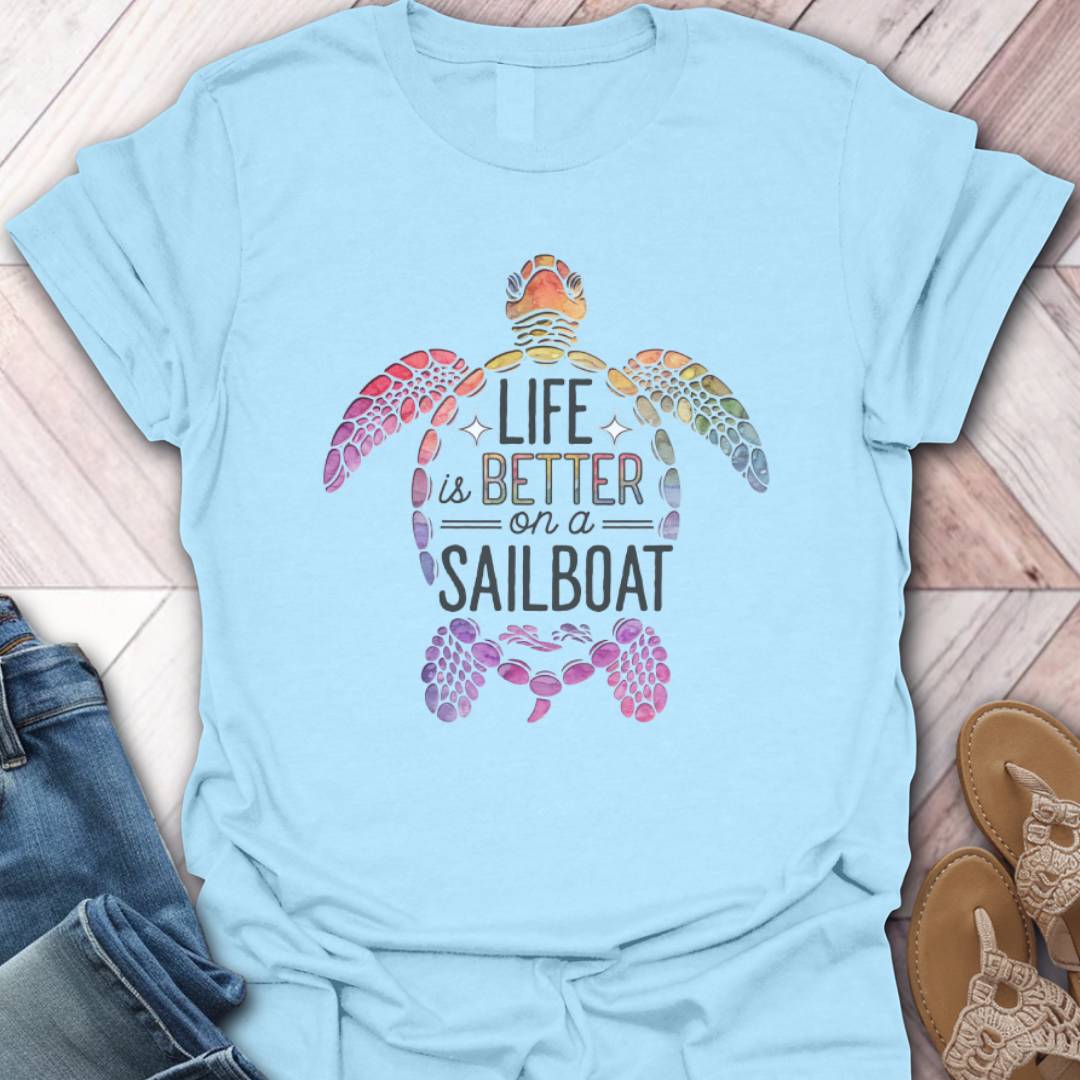 Sailing Life Turtle T-Shirt