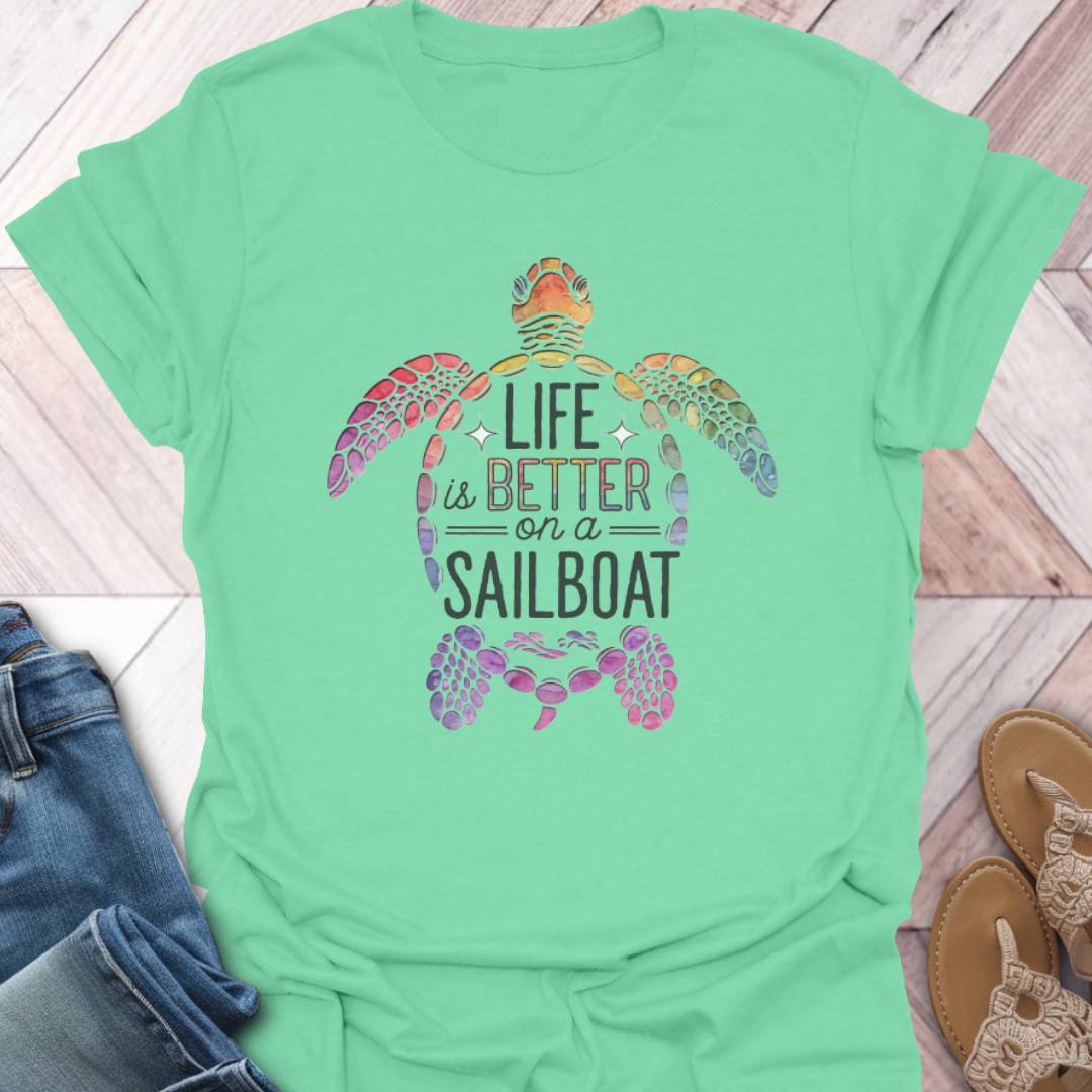 Sailing Life Turtle T-Shirt