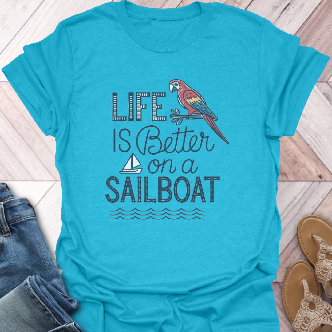 Sailing Life Parrot T-Shirt
