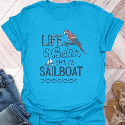Sailing Life Parrot T-Shirt