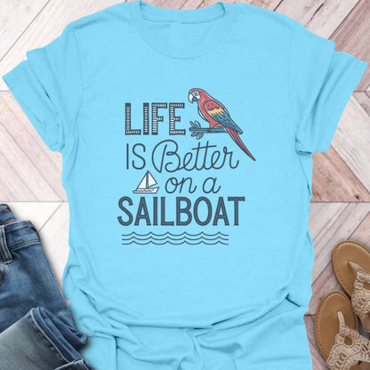 Sailing Life Parrot T-Shirt