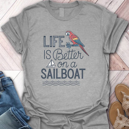 Sailing Life Parrot T-Shirt