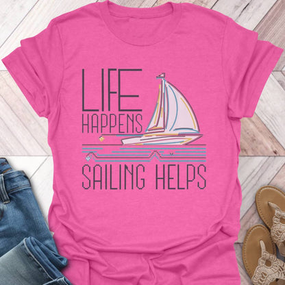 Sailboat Helps T-Shirt