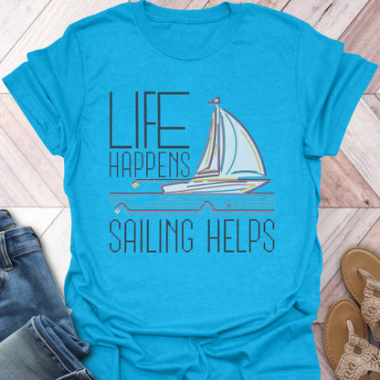 Sailboat Helps T-Shirt