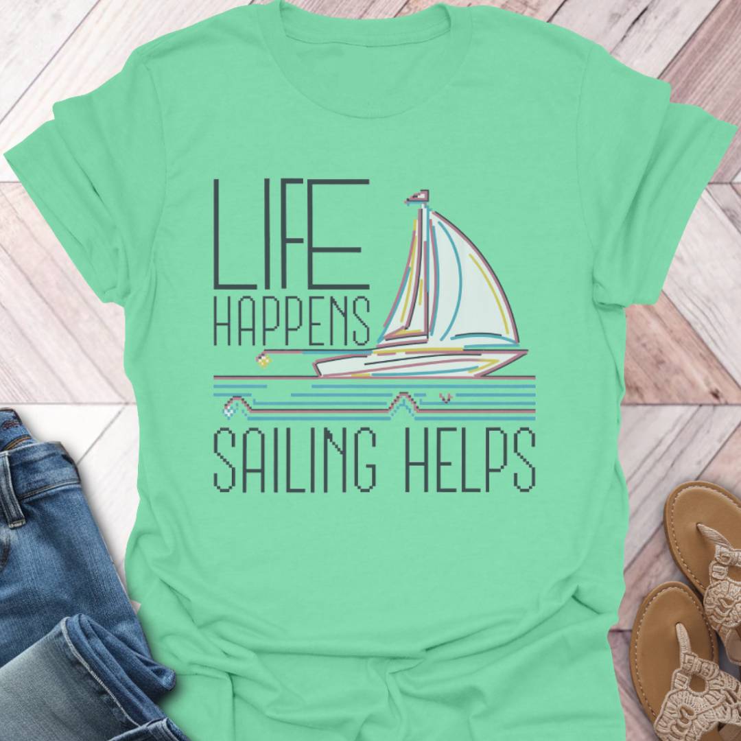 Sailboat Helps T-Shirt