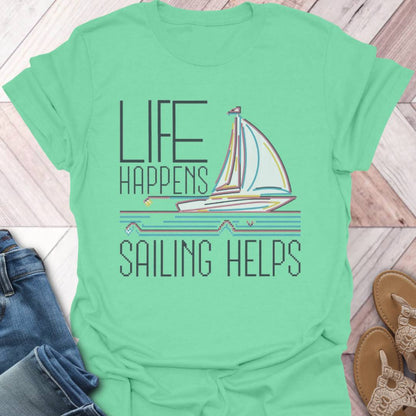 Sailboat Helps T-Shirt