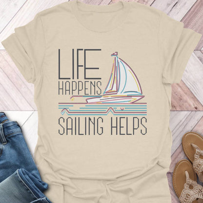 Sailboat Helps T-Shirt
