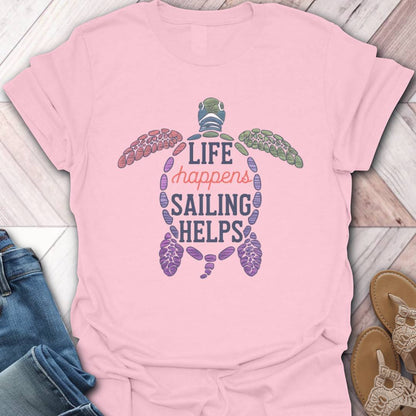 Sailing Helps Turtle T-Shirt