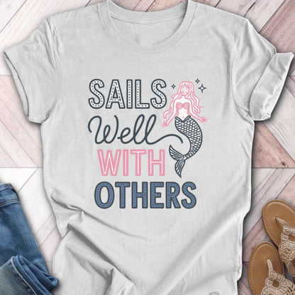 Sails Well Mermaid T-Shirt