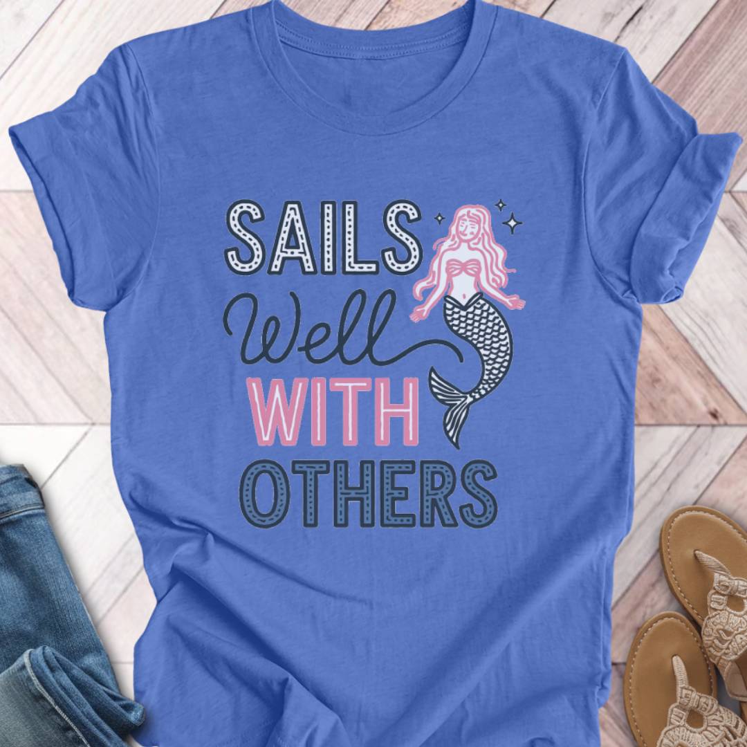 Sails Well Mermaid T-Shirt