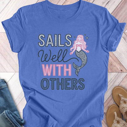 Sails Well Mermaid T-Shirt