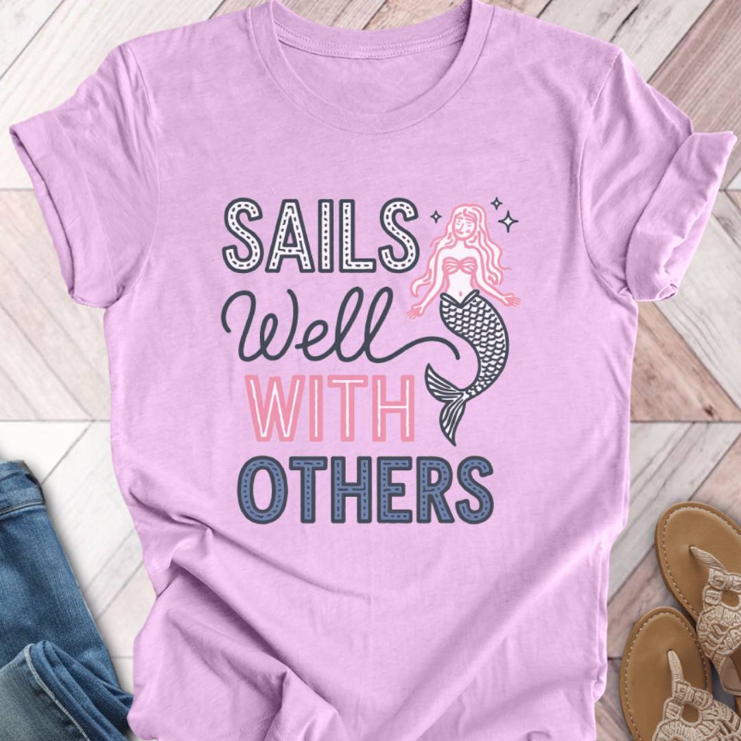 Sails Well Mermaid T-Shirt