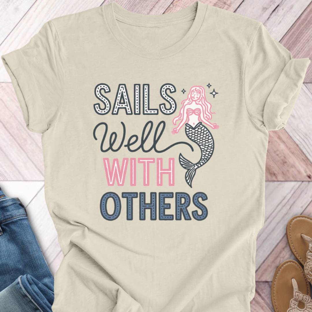 Sails Well Mermaid T-Shirt