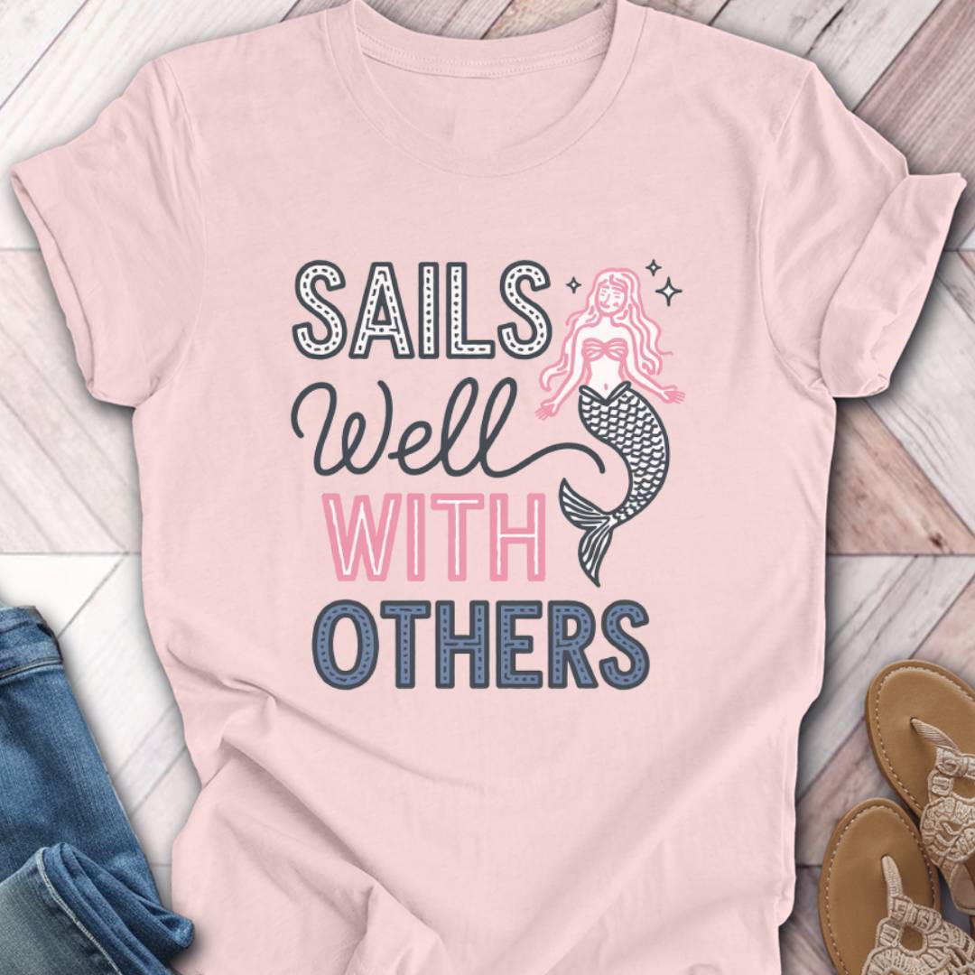Sails Well Mermaid T-Shirt