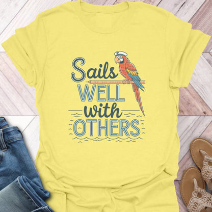 Sails Well Parrot T-Shirt