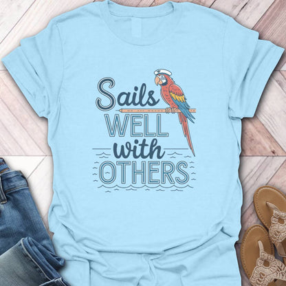 Sails Well Parrot T-Shirt