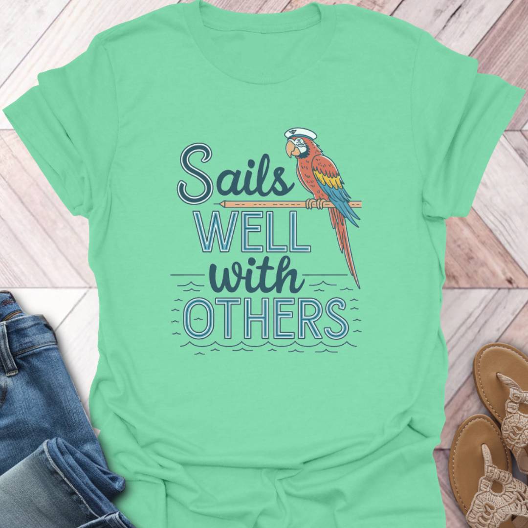 Sails Well Parrot T-Shirt