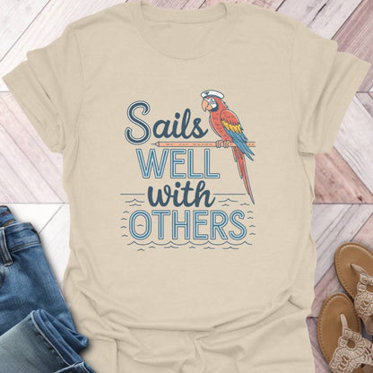 Sails Well Parrot T-Shirt