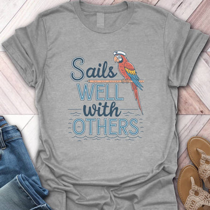 Sails Well Parrot T-Shirt
