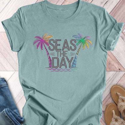 Seas The Day Coastal T-Shirt