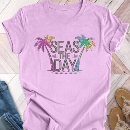 Seas The Day Coastal T-Shirt