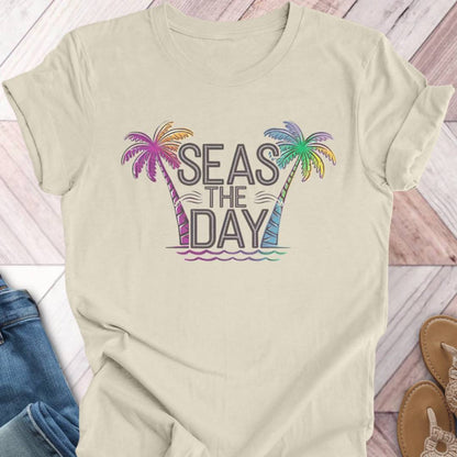 Seas The Day Coastal T-Shirt