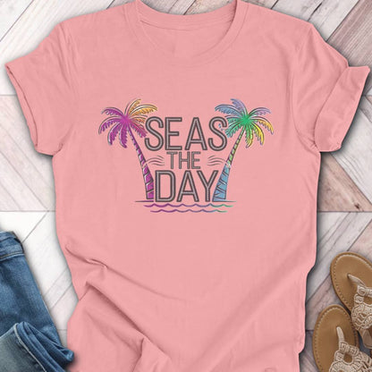 Seas The Day Coastal T-Shirt