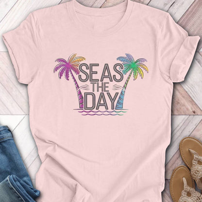 Seas The Day Coastal T-Shirt
