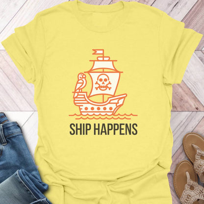 Ship Happens Parrot T-Shirt
