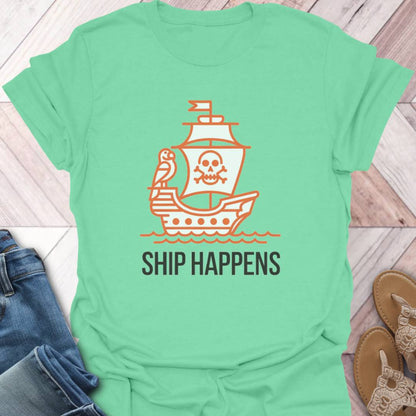 Ship Happens Parrot T-Shirt