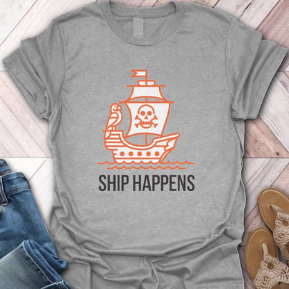 Ship Happens Parrot T-Shirt