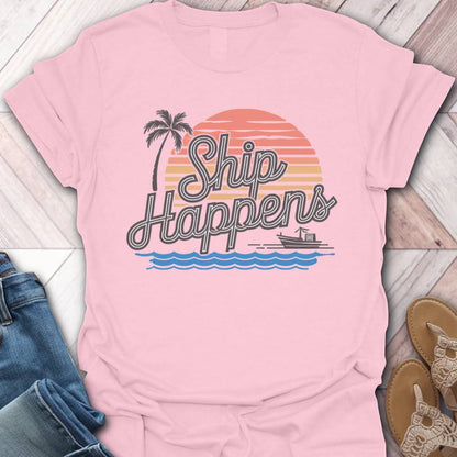 Ship Happens Sunset T-Shirt