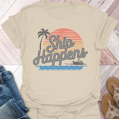 Ship Happens Sunset T-Shirt