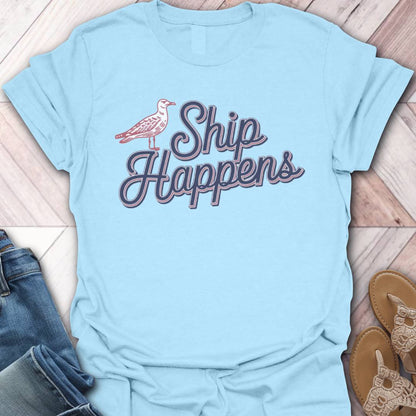 Ship Happens Seagull T-Shirt
