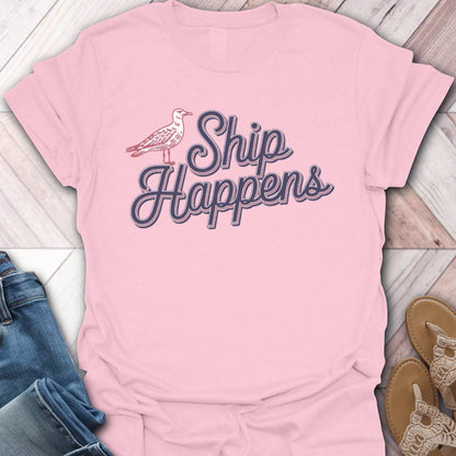 Ship Happens Seagull T-Shirt