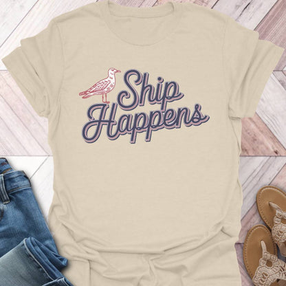 Ship Happens Seagull T-Shirt
