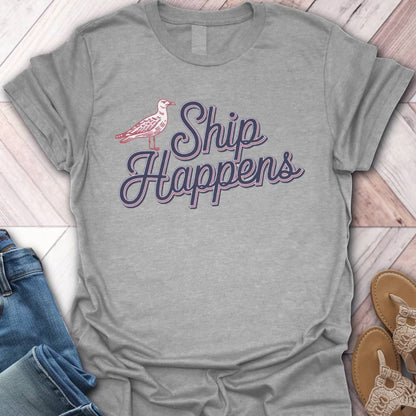 Ship Happens Seagull T-Shirt