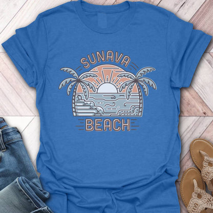 Sunava Beach Sunrise T-Shirt