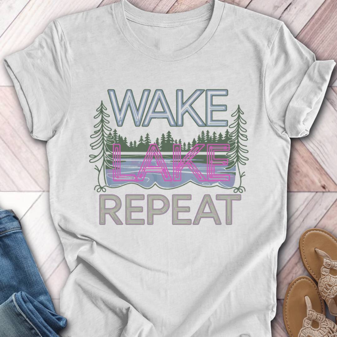 Wake Lake Repeat T-Shirt