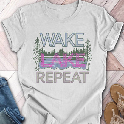 Wake Lake Repeat T-Shirt