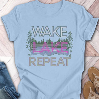 Wake Lake Repeat T-Shirt